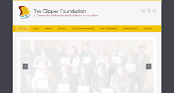 Desktop Screenshot of clipperfoundation.org
